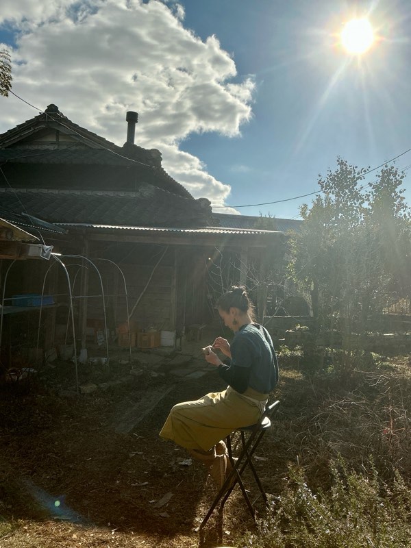 途中から、太陽が雲に隠れて風も吹いて寒かったー🥶