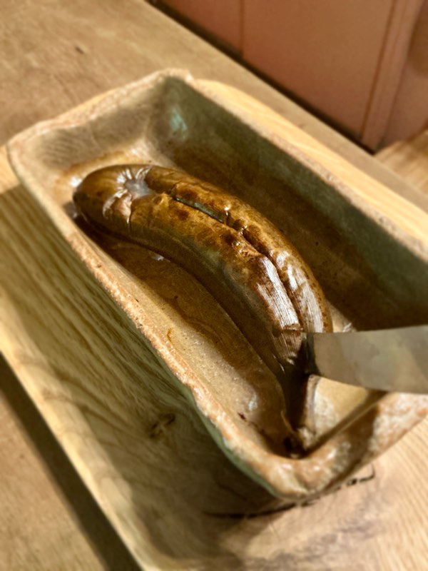 ナイフでプシュ