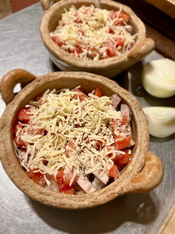 レモンパスタと共に昨日のお昼ごはんへ。