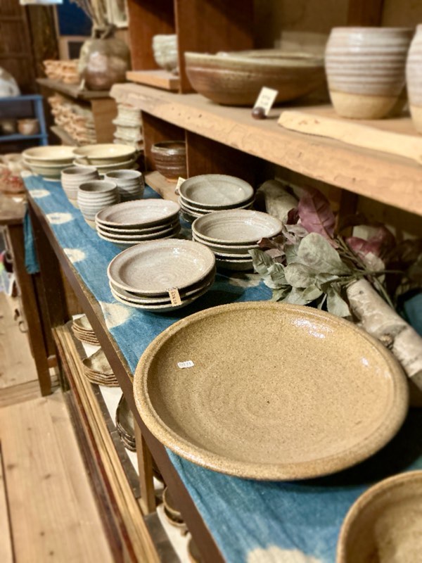 竹灰釉のとり鉢イイよ〜お気に入りデス♪